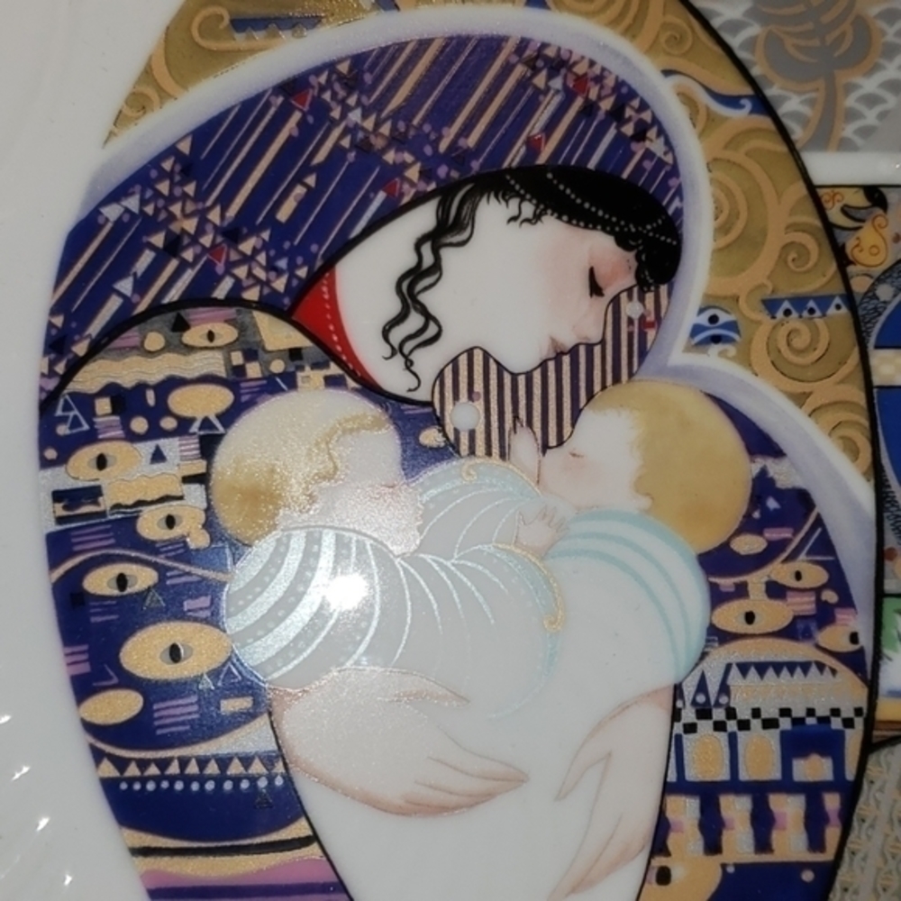 KNOWLES 1986 REBEKAH JACOB ESAU PLATE